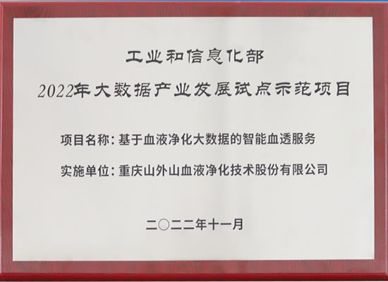 行業(yè)唯一！山外山公司入選“2022年大數(shù)據(jù)產(chǎn)業(yè)發(fā)展試點(diǎn)示范項(xiàng)目”